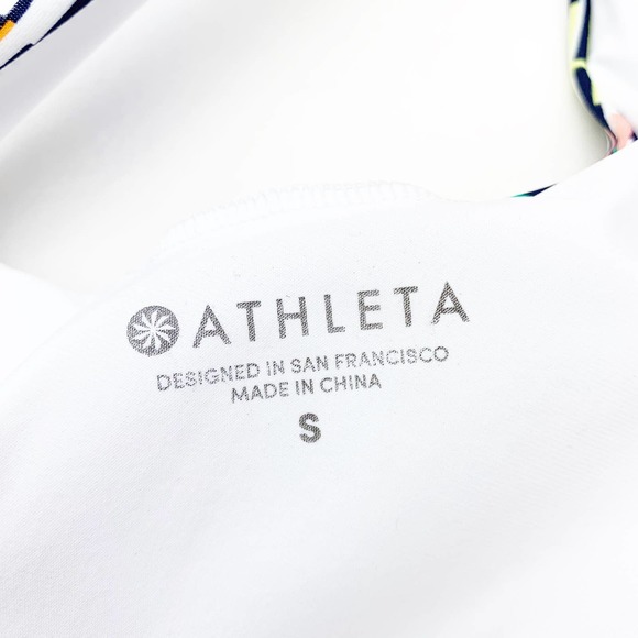 Athleta Prismatic Surge Short One-Piece Swimwear S - Picture 10 of 10